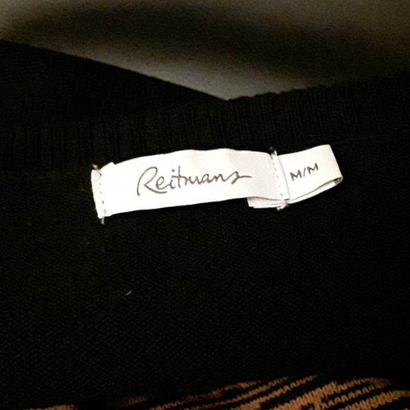 Reitmans Brown Long Sleeve Knit Tunic Sweater Boat Neck​ - Picture 5 of 7